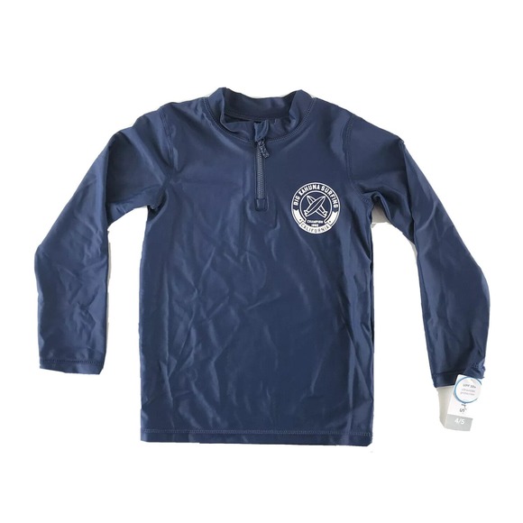 Carter’s Other - Carter's Swim Top Shirt Big Kahuna Surfing UPF 50+ Long Sleeve Blue Size 4/5